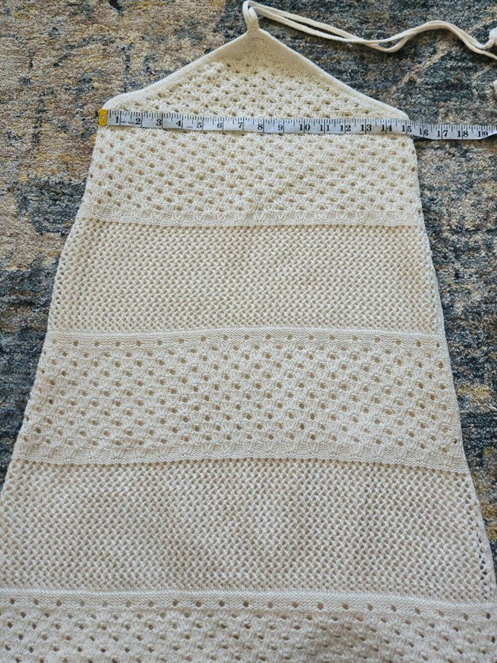 Halter Crochet Mini Dress - Picture 6 of 11